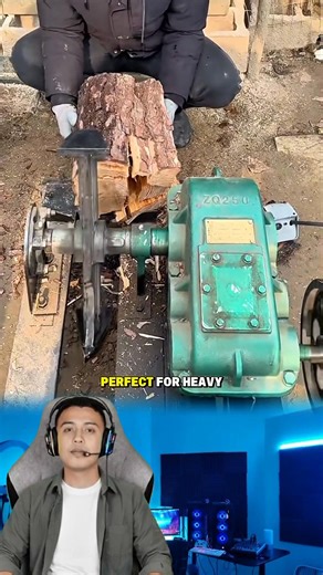 🪵 Ultimate Efficiency: Automatic Log Splitter in Action! Tired of splitting wood manually and wasting all your energy? Watch how this powerful machine handles heavy logs with incredible precision and speed! 🪓✨ Highlighting the Performance: * High Speed: This machine breaks down large logs into perfect firewood in just seconds. * Ergonomic Design: Using a consistent rotating mechanism, it makes the job much easier and safer for the operator. * Oddly Satisfying: There’s something so therapeutic 