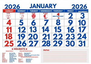 2026 Philippine Calendar Printable | PH Holidays | 10 Color Options | Wall & Desk Planner | Instant Download - Etsy Australia