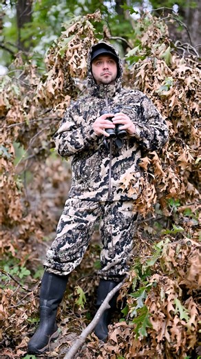 🎯 Hunt smarter with the TideWe TimberGhost Whitetail Hunting Jacket, built for success in every hunt. 💨 TideShell™ blocks level 4–5 winds, resists water, and stays breathable for all-day comfort. ❄️ 310g triple-layer fleece keeps you warm from Early Fall to Mid Winter. 🤫 Silent design: TideShell™ fleece reduces noise below 30dB for stealthy hunting. 💧 DWR C0 repels water while TideShell™ breathes to keep you dry. 🛡️ ProTecht® PAO neutralizes odors and bacteria for 40 washes. 🎒 Professional