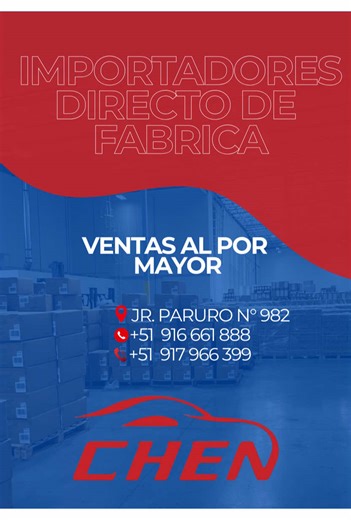 Somos importadores directos de fábrica ✅