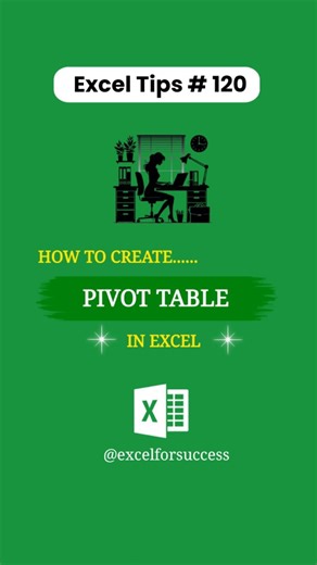 Komal Suryavanshi - Jadhav on Instagram: "How to create a pivot table in Excel...... 📌 Save & Share with your Excel friends [Excel, Excel tips, Excel tricks, Excel hacks, Excel tutorials, ms excel, Spreadsheets, Ms excel tips, ms excel tricks, ms excel formula, Excel formula, Learn excel, Data cleaning, Pivot table] #exceltricks #exceltips #excelhacks #excel #exceltutorial"