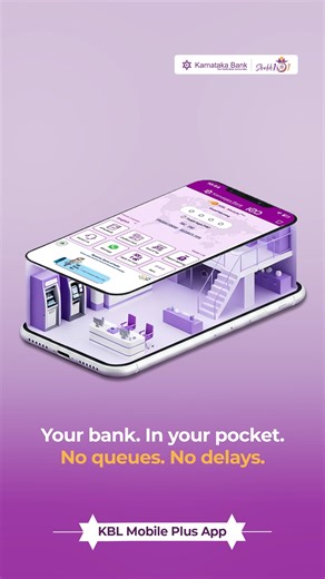 The app that does it all. faster, safer, smarter. Download now: Play store: https://play.google.com/store/apps/details... App store: https://apps.apple.com/in/app/kbl-mobile-plus/id1448228023 [Karnataka Bank, Banking, Mobile Banking, Mobile Plus App, Easy Banking] #KarnatakaBank #Banking #EasyBanking #Banking #MobileBanking #MobilePlusApp | Karnataka Bank