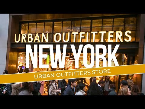 Inside URBAN OUTFITTERS STORE New York City