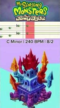 Mystical Meadow Castle MSM Composer tutorial || My Singing Monsters