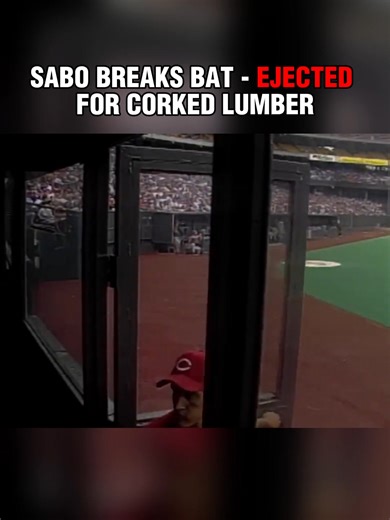 1.4K views | Sabo breaks bat, ejected for corked lumber Part 6 | Feelings Baseball | Facebook