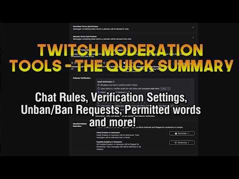 Twitch Moderation Tools, Chat Rules and more | Where to find it? 2026