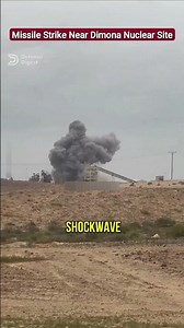 Iranian Ballistic Missile Strikes Rotem Industrial Zone Near Dimona!