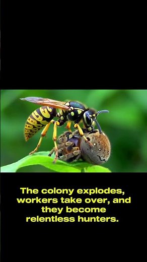 The incredible life cycle of a yellow jacket