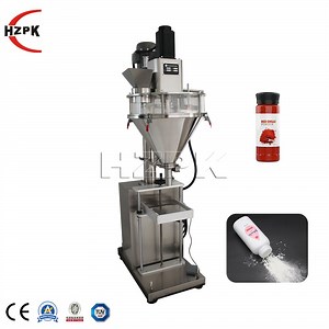 [Hot Item] Hzpk Semi-Automatic Vial Auger Powder Filling Packing Machine Weighing