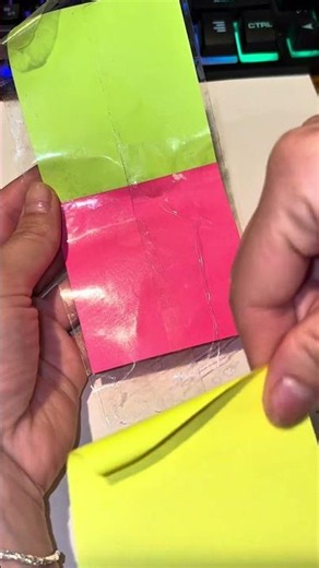 DIY Slime with Tape, Sticky Notes & Cotton! 😍 | No Glue Slime #slime