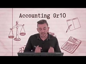 Gr10 Acc Financial Accounts of a Sole Trader Adjustments & Final Accounts