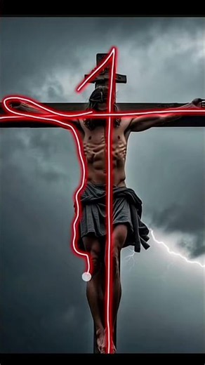 How to Draw Jesus on the Cross | Easy Step-by-Step Drawing Tutorial #shorts #shortvideo #short