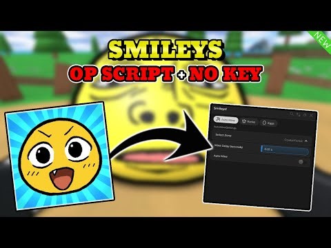 *NEW* Smileys Script (AUTOMINE, AUTO OPEN EGGS) PASTEBIN