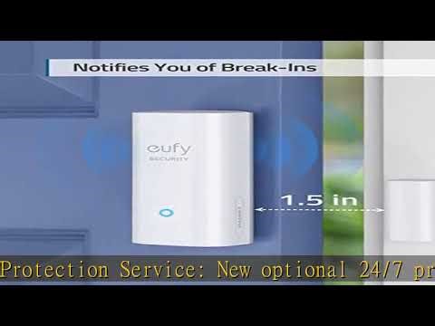 eufy security, Entry Sensor, Detects Opened and Closed Doors or Windows, Sends Alerts, Triggers Sir