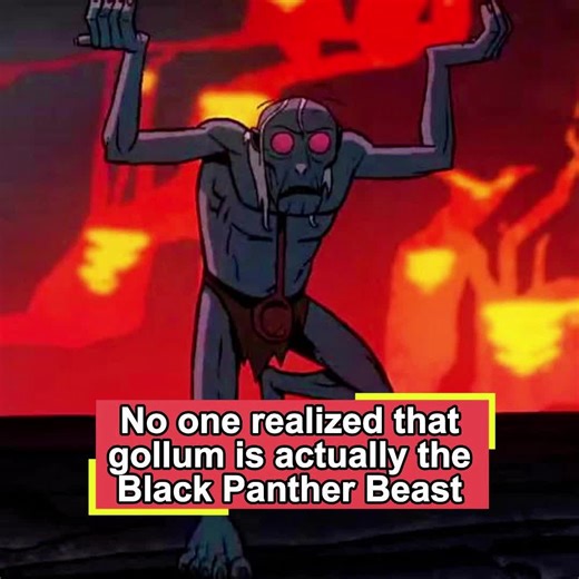 Gollum's Hidden Identity: Black Panther Beast in Disguise