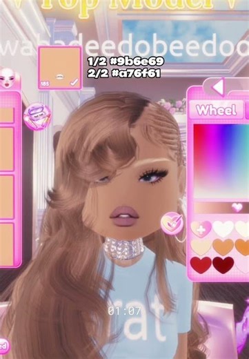 DTI NEW FACE TUTORIAL 😱 #dresstoimpress #dti #dtitutorial #fypシ゚viral #roblox #fyp