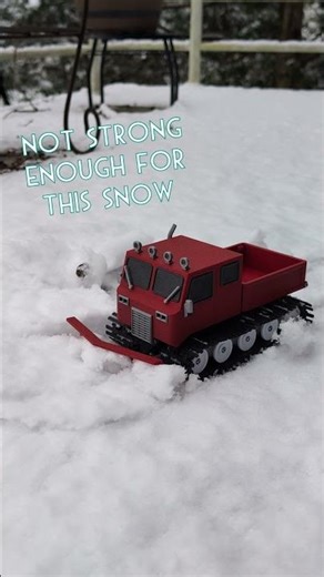 3D Printed Remote Control Snowplow ❄️