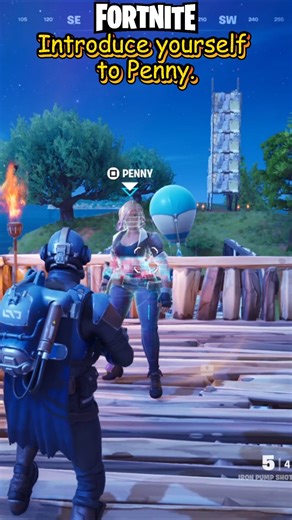 Fortnite Introduce yourself to Penny. Save The World Quest #shorts #fortnite