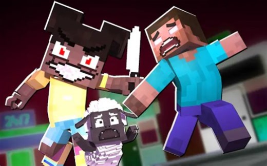 【GhostBlock】MC怪物学院动画丨你想和阿曼达一起冒险吗丨阿曼达我的世界动画