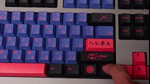 Japanese Keycaps 136 Keys Purple Ninja PBT Cherry Profile DYE-SUB 6.25u/7u Space Bar MX Switches Mechanical Keyboard GH60 GK64 FC660M RK860 RK987 RK61