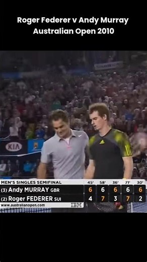 2013Australian Open Semi-final-Roger Federer v Andy Murray
