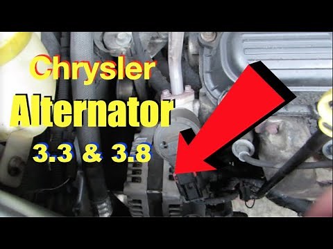 Alternator Replacement 3.3 and 3.8 Chrysler Town and Country