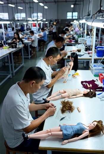 BotClip on Instagram: "Inside China’s Factory Where Human-Like Dolls Are Made #AIVideo #FactoryFootage #ChinaFactory #HumanLikeDolls #ManufacturingProcess #RealFootage #DocumentaryStyle #BehindTheScenes #IndustrialProcess #AIRealism #ViralVideo #techfactory #OddlySatisfying #Unbelievable #DidYouKnow #TrendingNow"