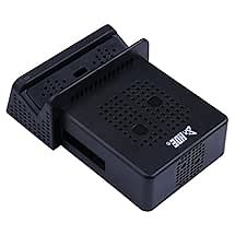 HDE Replacement Dock for Nintendo Switch DIY Portable Replacement Dock Case with USB and HDMI Port Cut Outs (Case Only Requires Original Dock Electronics)