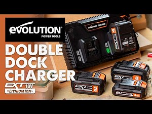 Erbauer EXT Compatible | 18v EXT Cordless Li-Ion Dual Port Charger