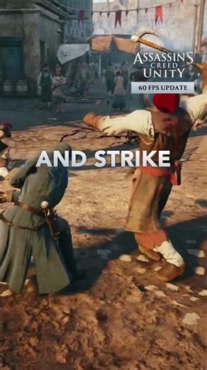 AC UNITY 60 FPS UPDATE #ps5 #pc #gaming #viral #franchise #acunity #assassinscreed #shorts #new #ps4