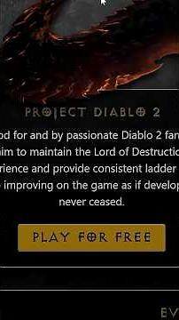 What is Project Diablo 2 Review 10/10 #games #pd2 #d2r #diablo2 #diablo
