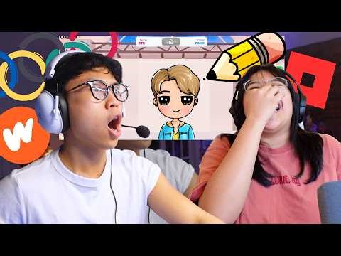 READING OLYMPIC ICE SKATING FANFIC + PLAYING ROBLOX DRAWING GAMES