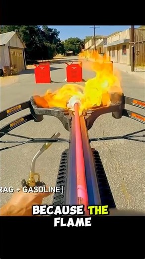 Can an incendiary ARROW make a Car EXPLODE? #science #mythbusters #physics