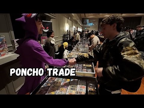 VENDOR POV - TRADING FOR A PONCHO PIKACHU | BOSSA VANCOUVER CARD SHOW