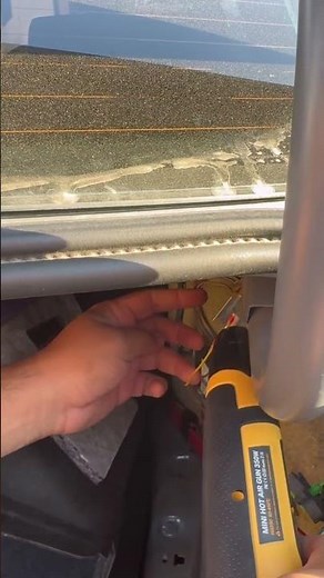 2009 BMW 528i trunk repair. Trunk would not close or open randomly. Fix with solder shrink tubes.