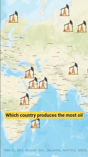 Which country produces the most oil!! #knowit