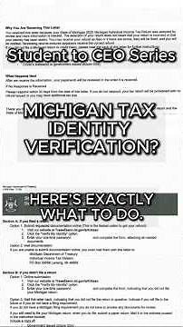 How to Submit Michigan Tax Identity Verification (Step-by-Step MiTreasury Guide)