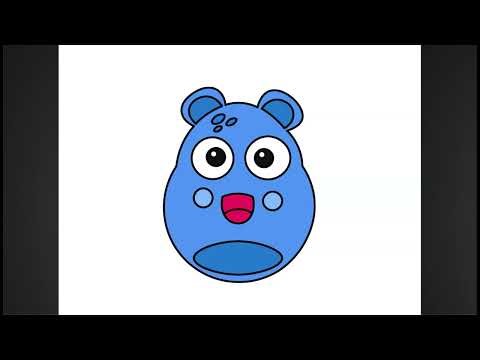 How to Draw Bobo | POU #bobo #pou #satisfying #stepbystep #howtodraw