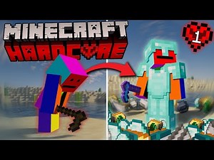 The BEST Start To Hardcore Minecraft In 24 HOURS!