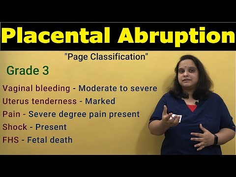 Placental abruption | Antepartum Hemorrhage | Clinical Types Grading Signs Symptoms| Nursing Lecture