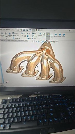 Project by: CAD CAM TUTORIAL BY MAHTABALAM on yt #engineering #mechanicalengineering #solidworks