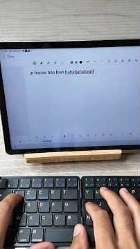 je teste un clavier Bluetooth universel de chez action