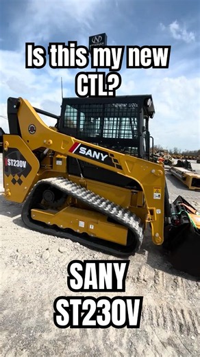 The new SANY ST230V CTL Skid Loader. Would you buy one? #sany #ctl #skidloader #skidsteer