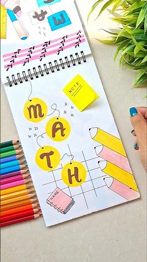 Diy Cover Page Idea #shorts #shortvideo #art