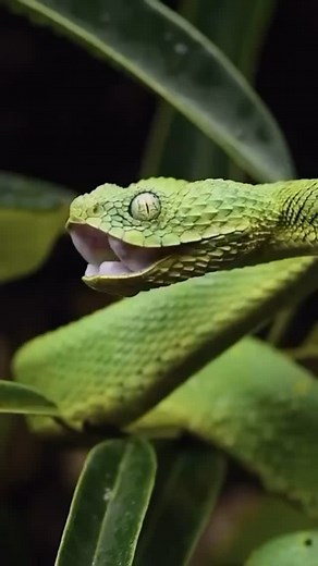 🌿🐍 Meet the Western Bush Viper! 🐍🌿 This venomous beauty is known for its rough, keeled scales and vibrant coloration, making it a standout among African vipers. Native to the forests of West and Central Africa, the Western Bush Viper is a master of stealth in the treetops: 🔸 **Habitat**: Prefers tropical rainforests and dense vegetation 🔸 **Diet**: Feeds on small mammals, birds, and reptiles 🔸 **Behavior**: Arboreal and nocturnal, often found coiled in trees or bushes 🔸 **Venom**: Potent