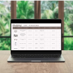 FF&E Schedule Template for Interior Designers.