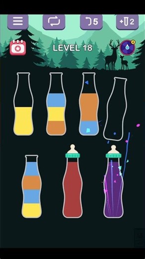 Water Sort Puzzle Level 18 | Color Sorting Challenge Gameplay