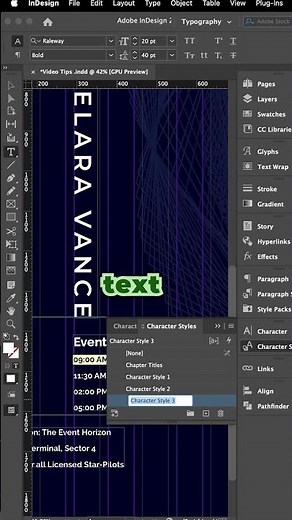Stop Coloring Manually: InDesign Character Styles | Beginners #tutorial