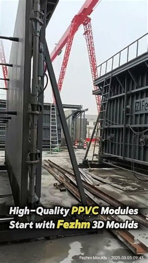 High-Quality PPVC Modules——Start with Fezhm 3D Moulds #modularconstruction #construction #fezhmmolds