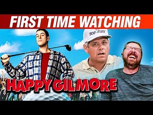 Losing My Mind Laughing @ Happy Gilmore First Time Watching Reaction #adamsandler